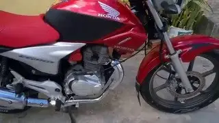 Cg 150 sport Cortando Giro aos 