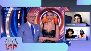 Alfonso Signorini annuncia la pace tra Giulia Salemi e Pierpaolo Pretelli | GF Vip Party