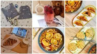 يوم صيفي هادئ / اكلة الماندو الكوري 🌷