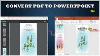 How to convert PDF TO PPT || pdf to ppt || PDF to PowerPoint