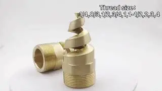 Spiral nozzle Brass material Spray pattern:full/hollow