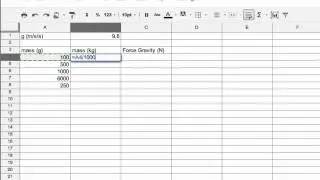 Spreadsheet Basics