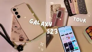 tour pelo meu celular galaxy s23 | apps - capinhas