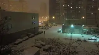 У нас метель
