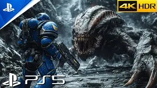 CARNIFEX BATTLE (PS5) Realistic ULTRA Graphics Gameplay [4K60FPS] Space Marine 2