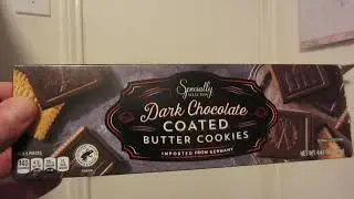 Aldi's Dark Chocolate Buttered Cookies Review