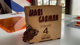 Láser cut box teacher