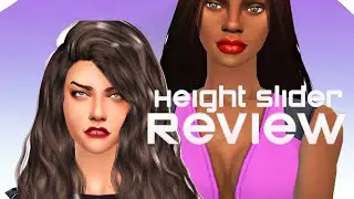 Sims 4 ♦ CC REVIEW | HEIGHT SLIDER / MOD !  & Baby Skin