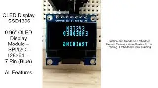 OLED SSD 1306 0.96