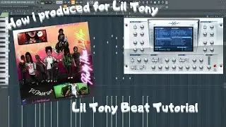 Lil Tony Type Beat Tutorial | How i produced 4 glocks - Lil Tony ft pcfmanman |