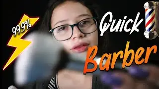 ASMR ⚡ FAST AND AGGRESSIVE 🥵💈 BARBER 💈 VIVI ASMR
