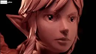 Link La Leyenda de Zelda de Plastilina Por Chris Vierra  The Sculptor Geek