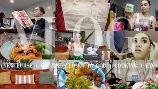 |VLOG| New eyebrows + hygiene empties + @ home date w hubby + grocery haul + etc.