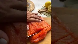Как я солю лосось 🍣 #рецепты #рецепт #рыба #лосось #засолка #засолкарыбы
