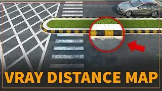 VRay Distance Texture / Map Used in 3ds Max and Vray | Tutorial | CG Deep | On-Road
