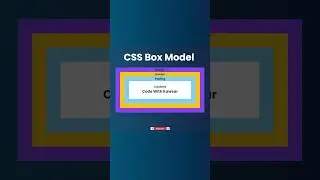 CSS Box Model #css #cssboxmodel #csstutorial #shorts #viralvideo #viralshorts #viralreel #shortvideo