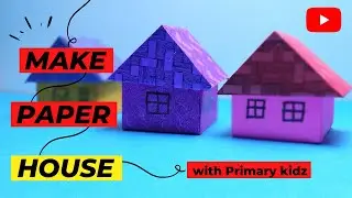 How To Make Paper House For Kids /Paper Craft Easy / KIDS Crafts Nursery Craft Ideas