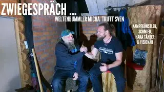 Aussteiger Micha trifft Kampf-& Schmiedekünstler Sven in seiner Wahlheimat in Schwedisch Lappland