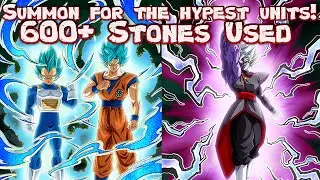600+ Stones for Vegito and Zamasu HYPE SUMMONS!! (Dragon Ball Z Dokkan Battle) #dokkanbattle