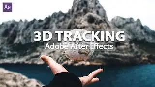 3D MOTION TRACK text using After Effects