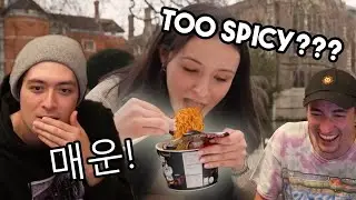 I showed @Kojimochi how British university students eat spicy ramen...