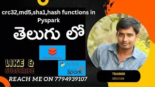 crc32,md5,sha1,hash functions in Pyspark #azuredataengineer #pyspark #databricks  #azuredatabricks