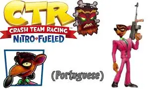 Crash Team Racing Nitro Fueled Pinstripe Potoroo Portuguese Voice Clips