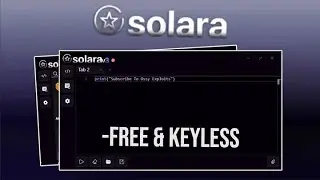 [FREE] Roblox Executor SOLARA KEYLESS 2025