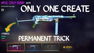 How To Get Crazy Bunny Mp40 In 1 Crate Opening Tricks Free Fire | New Working Trick Get Bunny Mp40 2