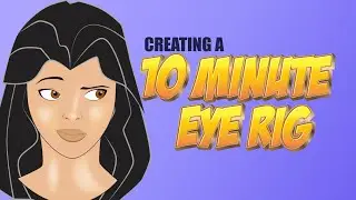 How to create an eye rig in 10 minutes with Anime Studio - MOHO Pro