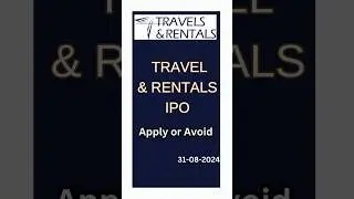 Travel & Rentals IPO Review #shorts #ipo