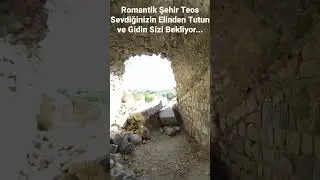 En Romantik Kent TEOS Antik kenti...  Sevdiğinizle gezin #shorts #ancient #ancienthistory #teos