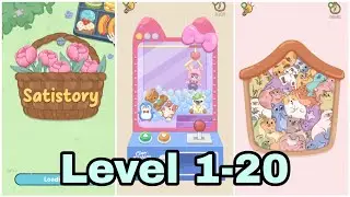 Satistory-Tidy up Level 1-20 ASMR Gameplay Walkthrough 