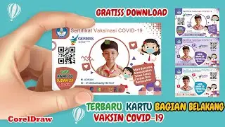 CARA MEMBUAT DESAIN KARTU VAKSIN COVID -19 DENGAN CORELDRAW | TERBARU PART 2