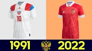 ⚽ История (Эволюция) Формы сборной России по Футболу 2022 | Все Футболки сборной России ⚽