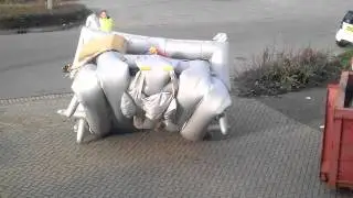 Inflating Evacuation Slides
