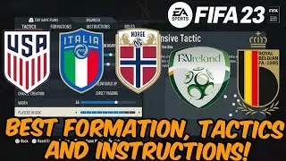 FIFA 23 - BEST Formation, Tactics and Instructions