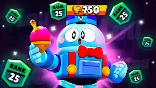 Апнул 25 ранг на Лу в Brawl Stars