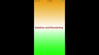 Delete and Reordering UITableviewCell : UItableviewCell using swift 3.0.1 and xcode 8.3.1