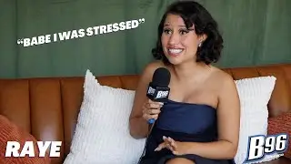 Raye talks SNL nerves, The BRITT Awards, and Kali Uchis