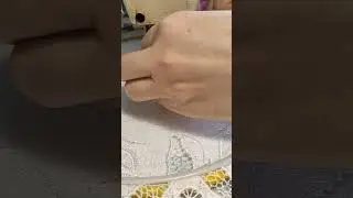 МАШИННАЯ ВЫШИВКА ☀️ ГЛАДЬ +  РИШИЛЬЕ☀️