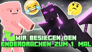 Ich besiege nach 8. Jahren Minecraft zum 1. mal den Enderdrachen...