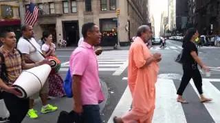 Srila B.B. Bodhayan Maharaj Harinam NYC August 2015