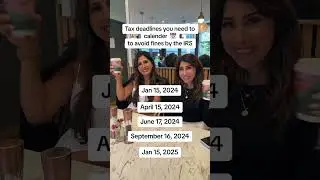 2024 Tax deadlines