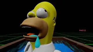 Dreams (PS4) - Simpson Homer (3D y 2D) & casa simpsons (simpsonshouse), by vazquezeon (2023-01-21)