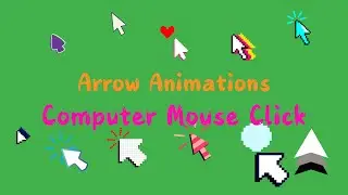 Arrow Animations (Computer Mouse Click) [Green Screen] Premiere Pro