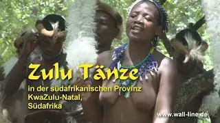 Zulu Tänze in der südafrikanischen Provinz KwaZulu-Natal Südafrika