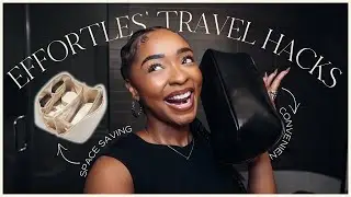How to SAVE SPACE & TIME when PACKING? BEST TRAVEL Tips for Packing & Organizing TRAVEL ESSENTIALS!