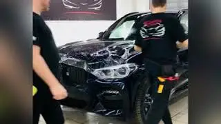BMW X3 оклейка зон риска и комплексный детейлинг