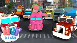 Canção do caminhão! 🚚 | Veículos infantis | HeyKids em Português